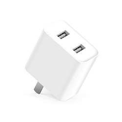 小米USB充电器2口安卓苹果手机平板通用快充充电器插头 39元_天猫精选优惠_发现值得买